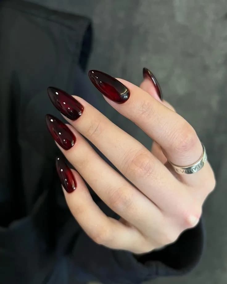 Cat-Eye Press On Nails 24 Pieces + Jelly glue